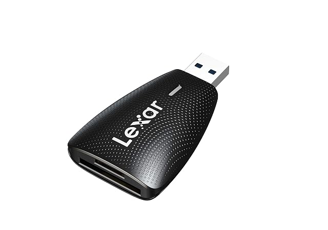 Lettore di schede Lexar Multi-Card 2 in 1 con uno slot SD e uno slot microSD in un corpo compatto