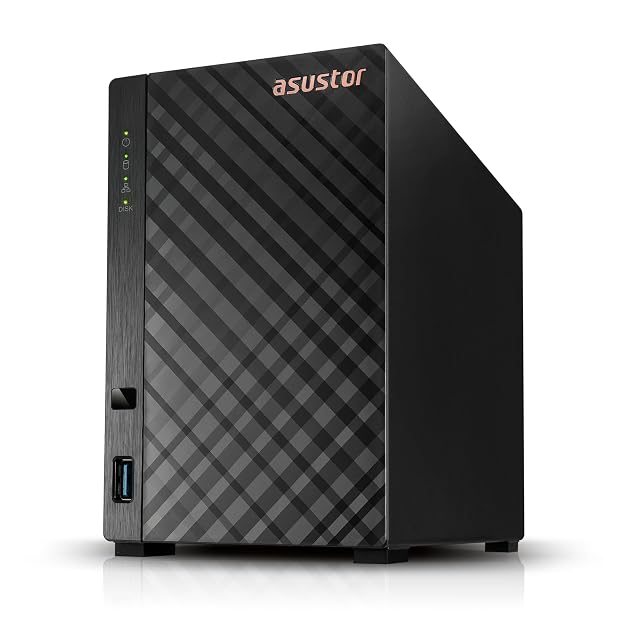 Box NAS Asustor Drivestor 2 Lite AS1102TL a due alloggiamenti con una presa Ethernet