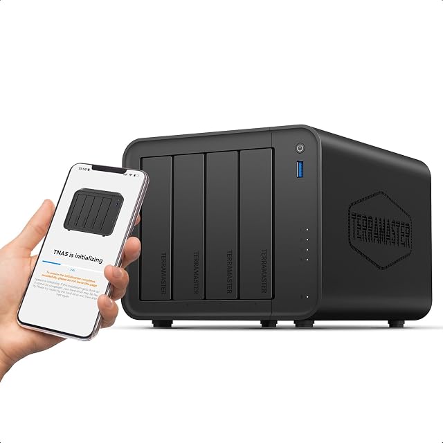 Box NAS TERRAMASTER F4-425 a quattro alloggiamenti con cassetti a scatto