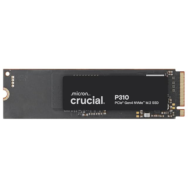 Unità a stato solido Crucial P310 da 1 TB in formato M.2 2280 NVMe su PCIe Gen 4