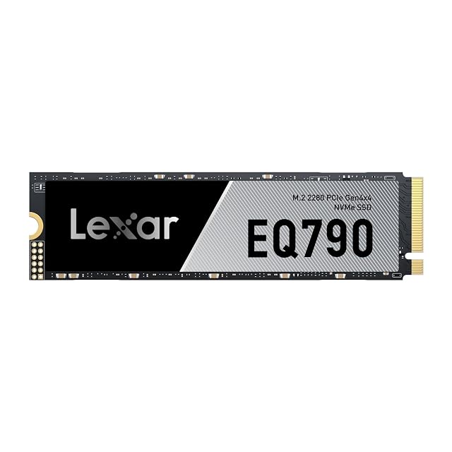Unità a stato solido Lexar EQ790 da 1 TB in formato M.2 2280 NVMe su PCIe Gen 4
