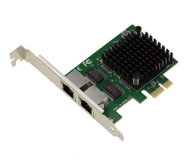 Scheda controller di rete PCIe KALEA-INFORMATIQUE da 2,5G a due porte con due prese RJ45