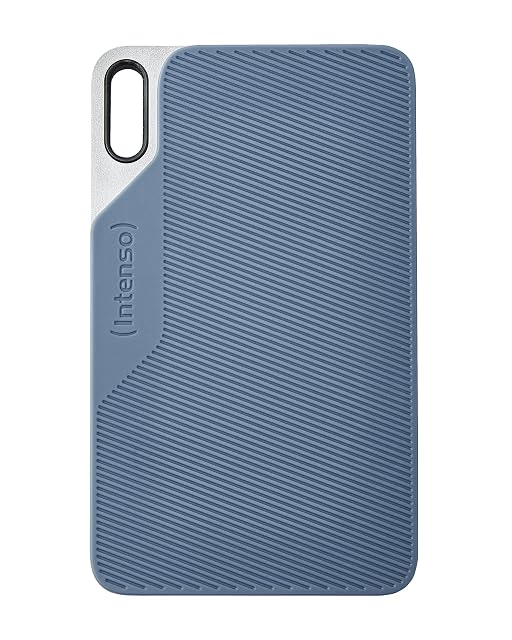 Unità a stato solido esterna portatile Intenso TX100 da 1 TB con superficie gommata
