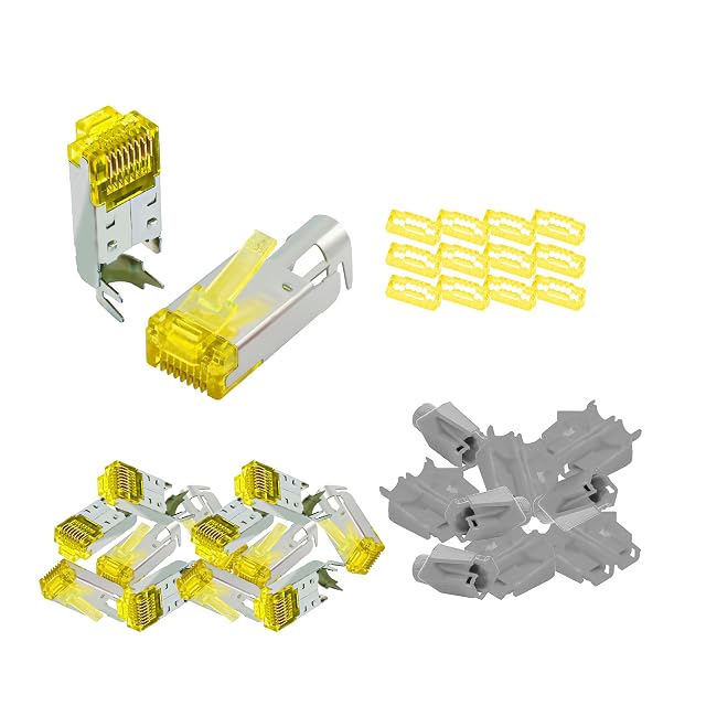 Spina RJ45 schermata Hirose TM31 BIGtec grigia con guida di inserimento e cappuccio
