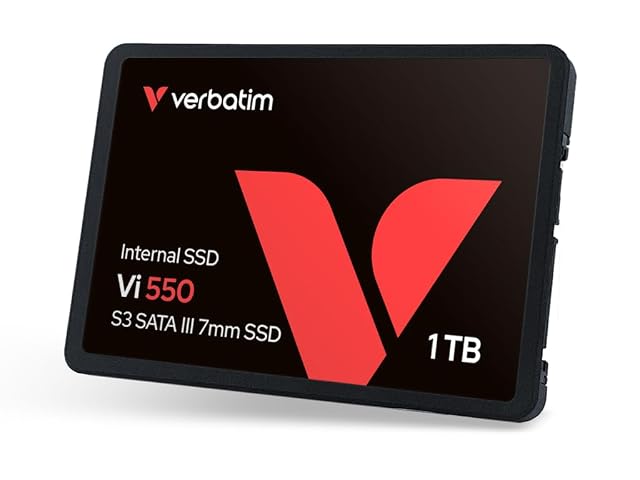 Unità a stato solido interna SATA Verbatim Vi550 S3 da 1 TB in formato 2,5 pollici