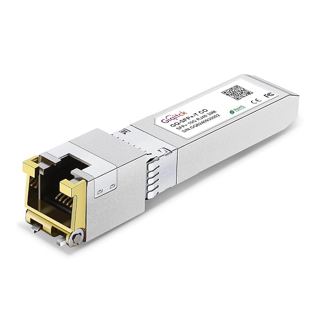 Ricetrasmettitore SFP+ in rame 10GBASE-T GIQITCK con presa RJ45