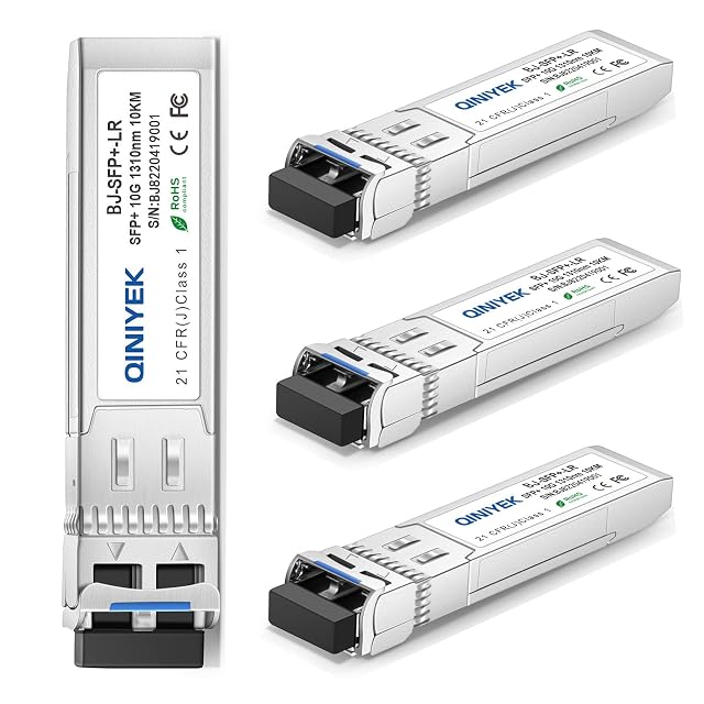 Ricetrasmettitore SFP+ monomodale 10GBASE-LR QINIYEK con porta ottica LC duplex