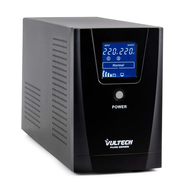 Gruppo di continuità a torre line-interactive Vultech UPS1500VA-PURE nero